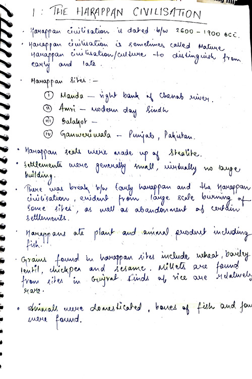 HANDWRITTEN NOTES SAMPLE